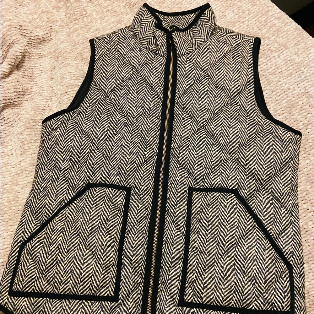 J. Crew Herringbone Vest  🦓